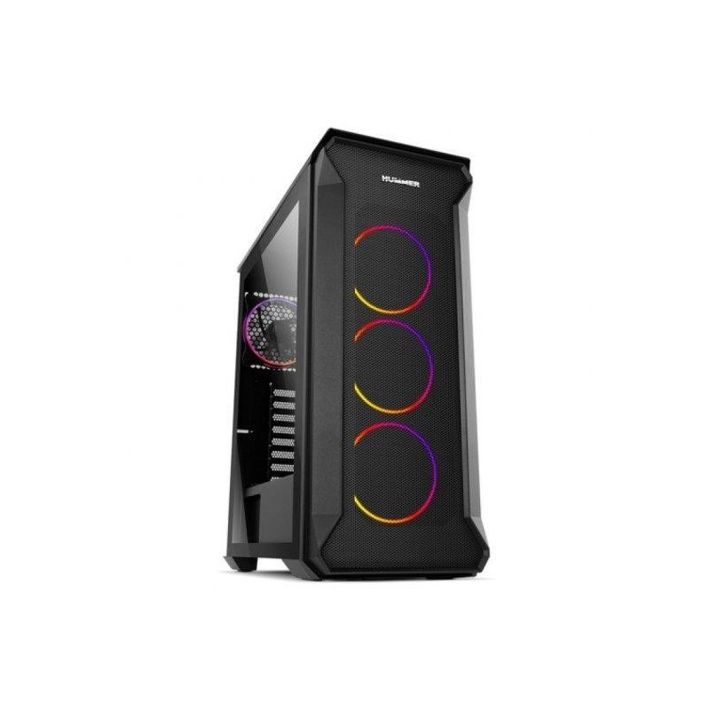 Nox Hummer Quantum Caja Torre ATX, Micro Atx e ITX - Glass temperato 