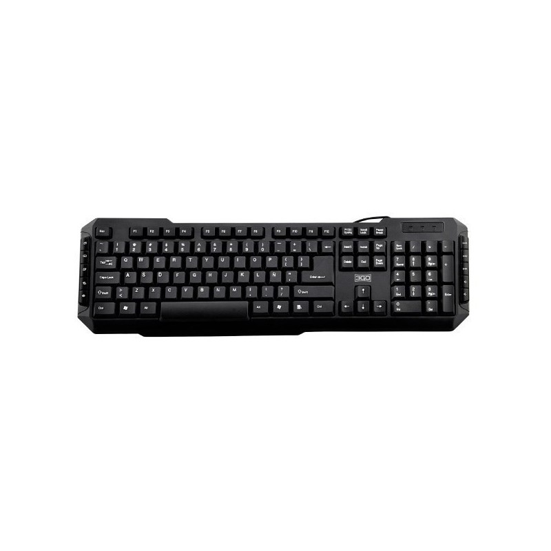 3GO Teclado Multimedia de Membrana Drile PS2 - 105 teclas + 10 multim