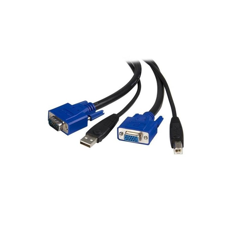 StarTech.com Cavo KVM Universale USB 2 in 1 da 3m