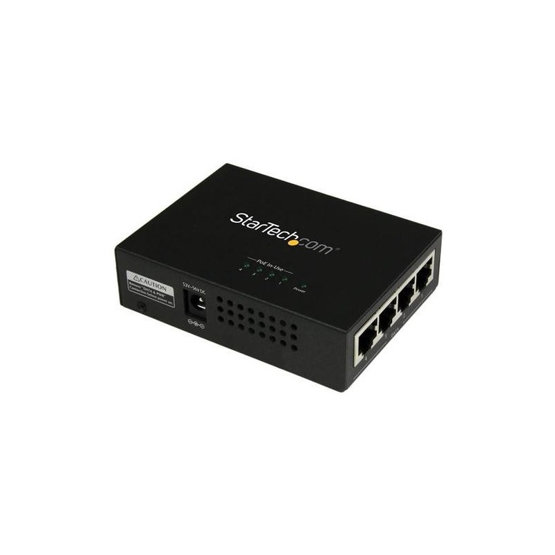 StarTech.com Iniettore midspan Gigabit Power over Ethernet (PoE) a 4 