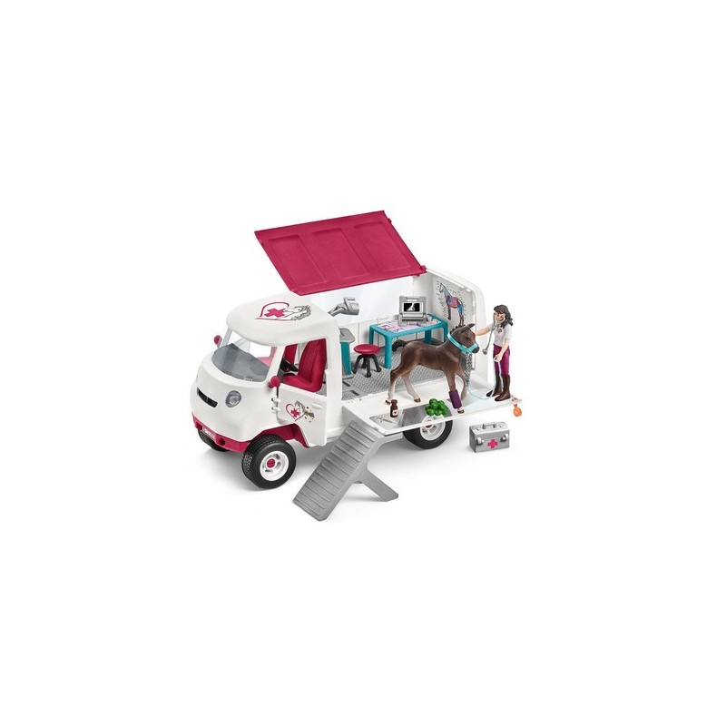 schleich Mobile Vet with Hanoverian Foal