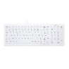 CHERRY AK-C7000 tastiera USB AZERTY Francese Bianco