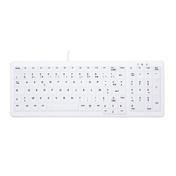 CHERRY AK-C7000 tastiera USB AZERTY Francese Bianco