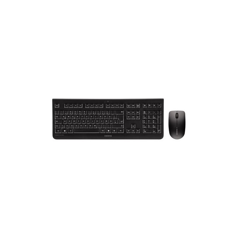 CHERRY DW 3000 tastiera Mouse incluso RF Wireless AZERTY Francese Nero