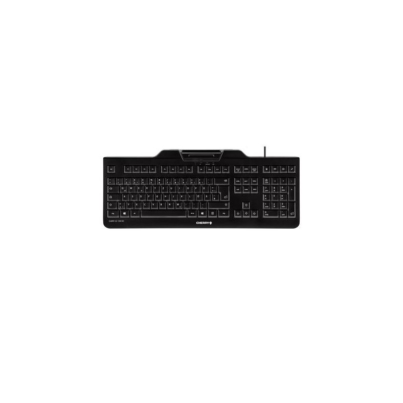 CHERRY KC 1000 SC tastiera USB AZERTY Francese Nero