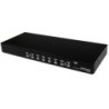 StarTech.com Switch KVM USB PS/2 a 8 porte montabile a rack 1U, con O