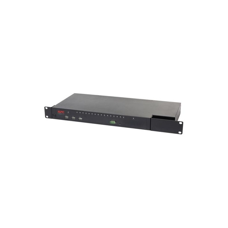 APC KVM1116R switch per keyboard-video-mouse (kvm) Montaggio rack Nero