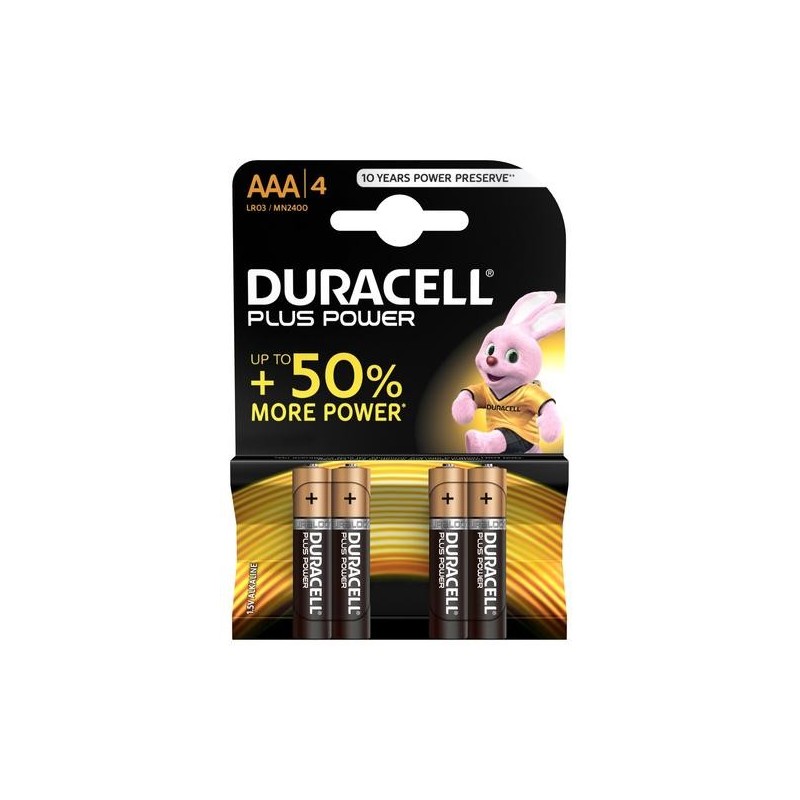 Duracell Plus Power Batteria monouso Mini Stilo AAA Alcalino