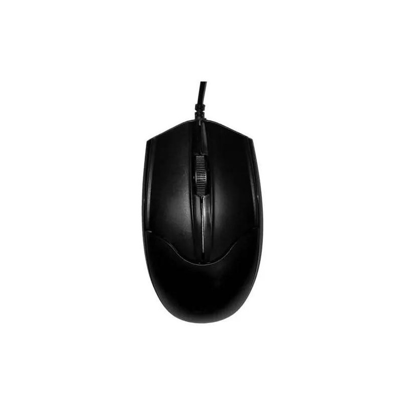 ENCORE MOUSE WIRED 3 TASTI OPTICAL CON CAVO USB NERO