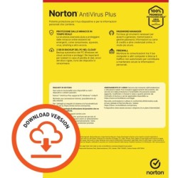 NORTON ANTIVIRUS PLUS 2GB IT 1 USER 1 DEVICE 1Y VECCHIO CODICE 213975