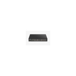 D-LINK SWITCH POE 24 PORTE GIGABIT SMART MANAGED, FANLESS, 802.1Q VLA