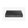 D-LINK SWITCH POE 24 PORTE GIGABIT SMART MANAGED, FANLESS, 802.1Q VLA