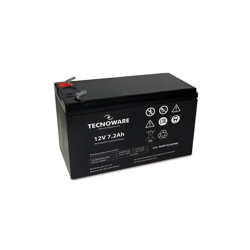 TECNOWARE POWER BATTERY 12V 7,2AH FASTON 6,3 MM