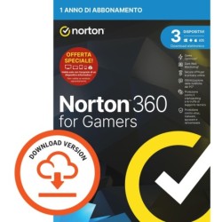 NORTON 360 FOR GAMERS 50GB IT 1 USER 3 DEVICE 1Y ATTACH VECCHIO CODIC