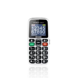 BRONDI CELLULARE AMICO UNICO DUAL SIM 1,8 32M+32M BIANCO