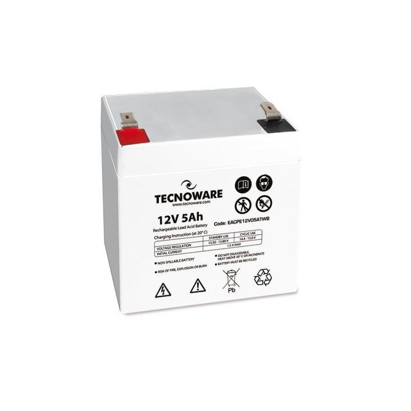 TECNOWARE POWER BATTERY 12V 5AH FASTON 6,3MM