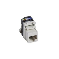 LEGRAND CONNETTORE KEYSTONE TOOLLESS RJ45 BIANCO CAT. 6 UTP PER SERIE