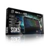 SHARKOON TASTIERA GAMING A MEMBRANA SKILLER SGK5 6 ZONE RGB, POGGIAPO