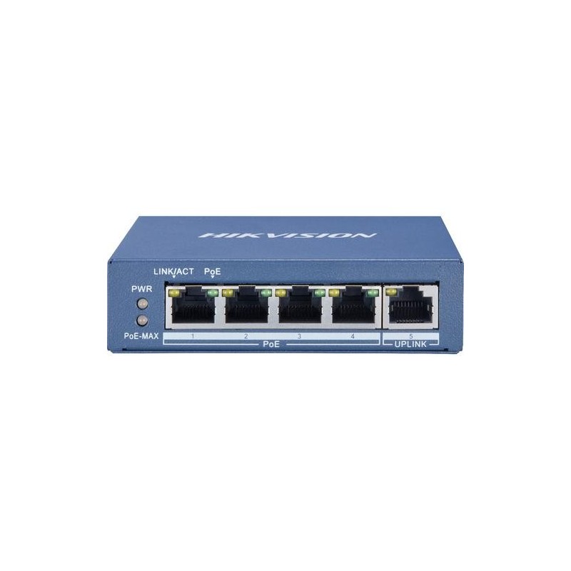 HIKVISION SWITCH 4 PORT GIGABIT UNMANAGED POE SWITCH 1 GIGABIT RJ45 U