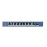 HIKVISION SWITCH 8 PORT GIGABIT UNMANAGED POE SWITCH 1 GIGABIT RJ45 U