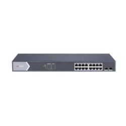 HIKVISION SWITCH 16 PORT GIGABIT UNMANAGED POE SWITCH 2 GIGABIT SFP U