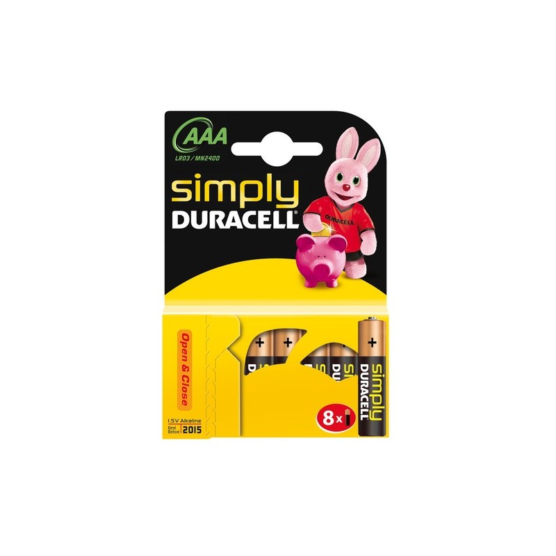 Duracell Simply Batteria monouso Mini Stilo AAA Alcalino