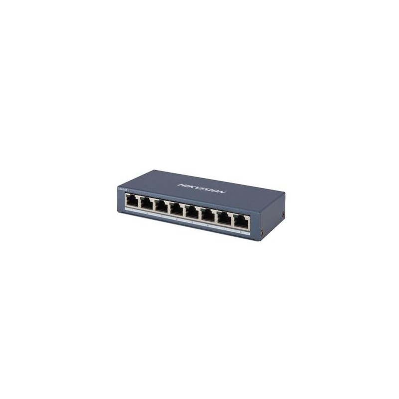 HIKVISION SWITCH 8 PORT GIGABIT UNMANAGED SWITCH 8 GIGABIT RJ45 PORTS