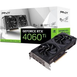 PNY VGA GEFORCE RTX 4060 TI, RTX 4060 Ti 8GB VERTO, DUAL FAN DLSS 3