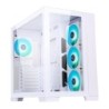 itek ITGCADCAGW computer case Tower Bianco