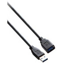 V7 Cavo USB nero da USB 30 A femmina a USB 30 A maschio 18m 6ft