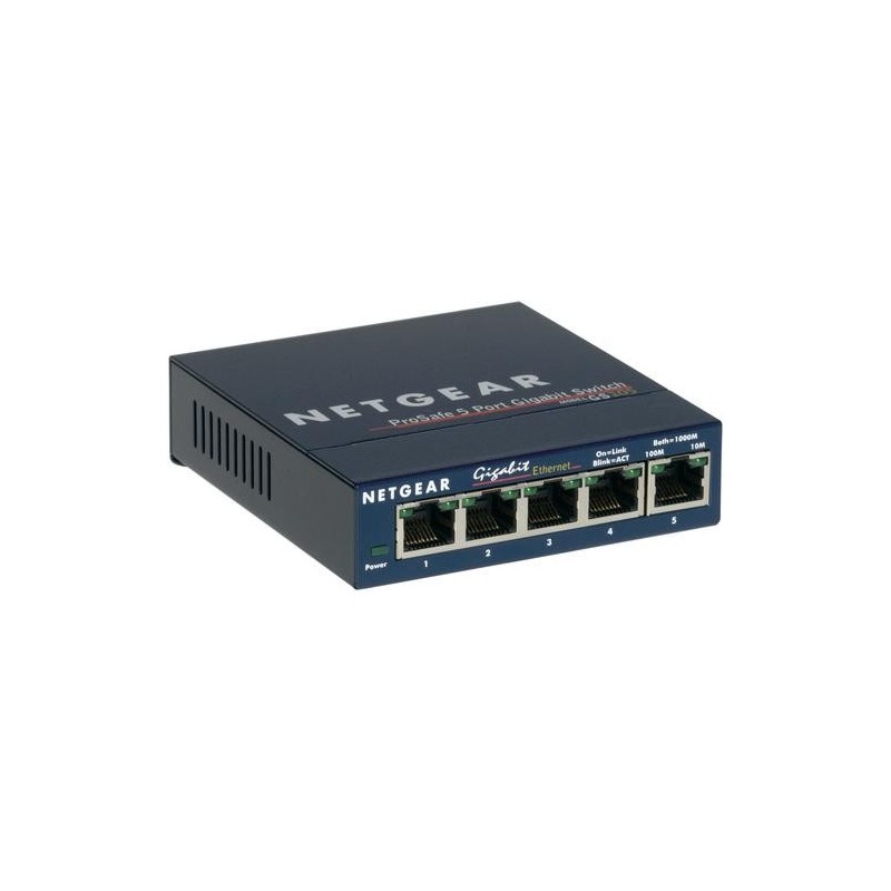 NETGEAR GS105 Non gestito Gigabit Ethernet (10/100/1000) Blu