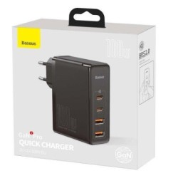 Baseus Travel Charger GaN2 Pro Quick wall charger C+C+U+U, PD 3.0, QC