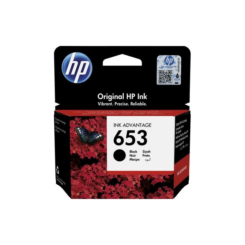 HP Cartuccia inchiostro nero originale Advantage 653