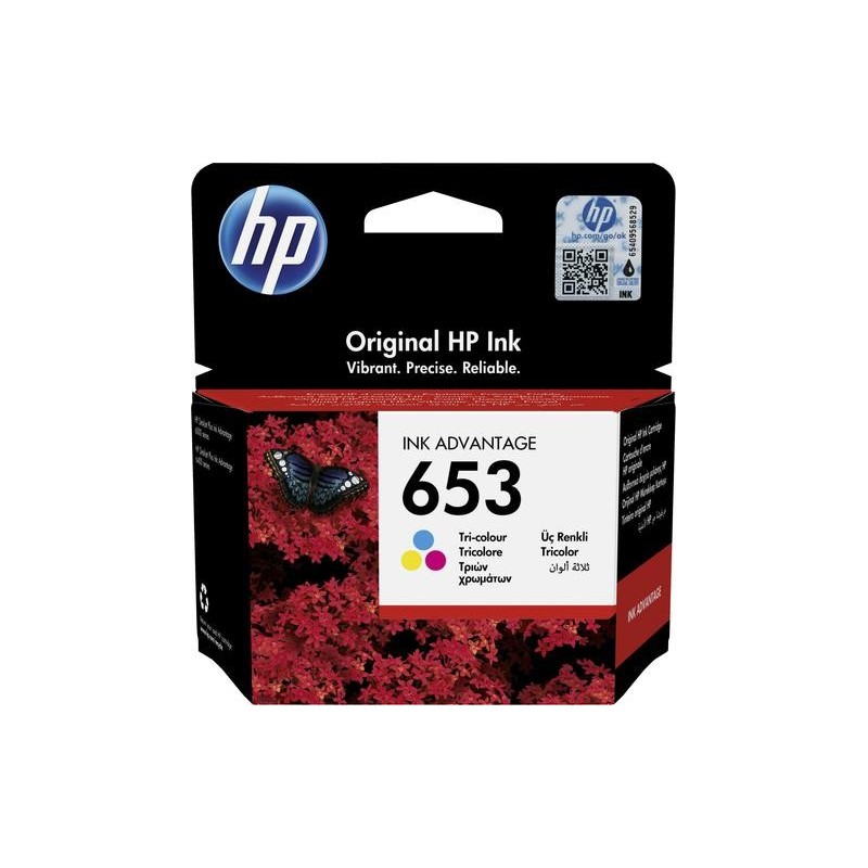 HP Cartuccia inchiostro tricromia originale Advantage 653