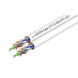 Lanview LVN122162 cavo di rete Bianco 500 m Cat6 U/UTP UTP Cat6 U-