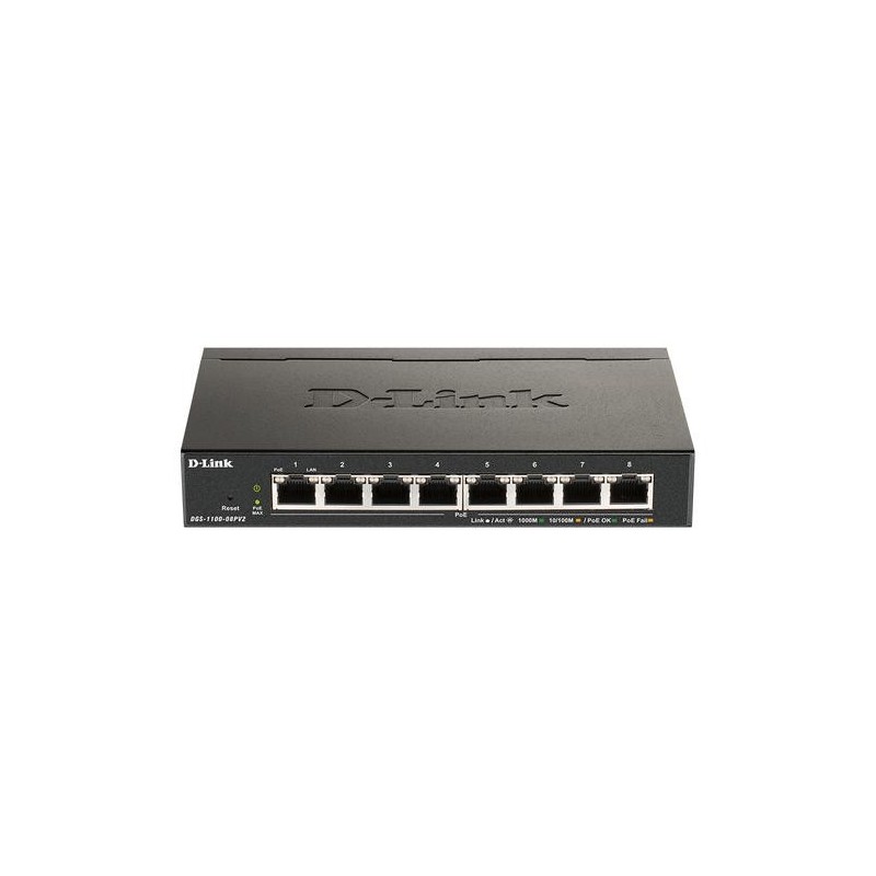 D-Link DGS-1100-08PV2 switch di rete Gestito L2/L3 Gigabit Ethernet (