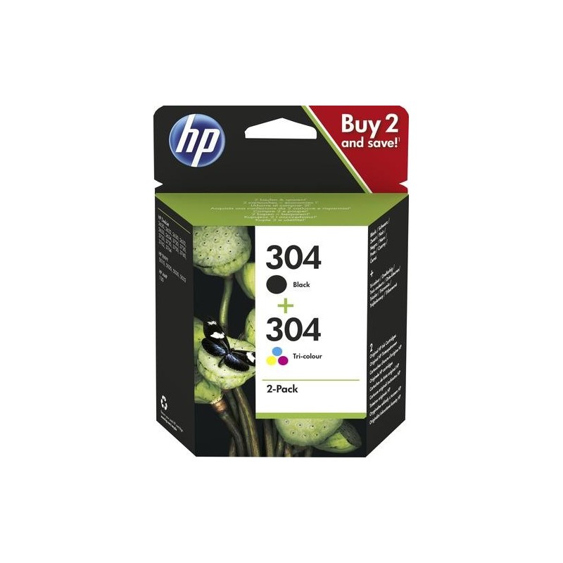 MULTIPACK HP 304 BK/CL BLISTER