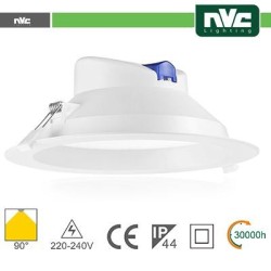 Downlight LED IP44 20W 3000K 1880LM 90&Acirc;&ordm; FORO:195-210mm