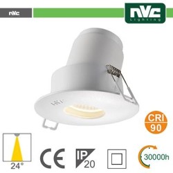 Faro direzionabile LED IP20 9W 3000K 700LM 24&Acirc;&ordm; FORO:95mm