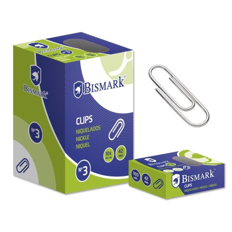 BISMARK 100 CLIP PACCHE N&ordm;3 42mm - Nickels