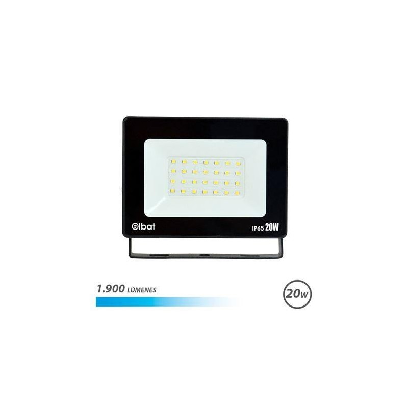 Faretto LED Elbat 20W - Potenza: 20W - Lumen: 1900 - 6.500K Luce Fred