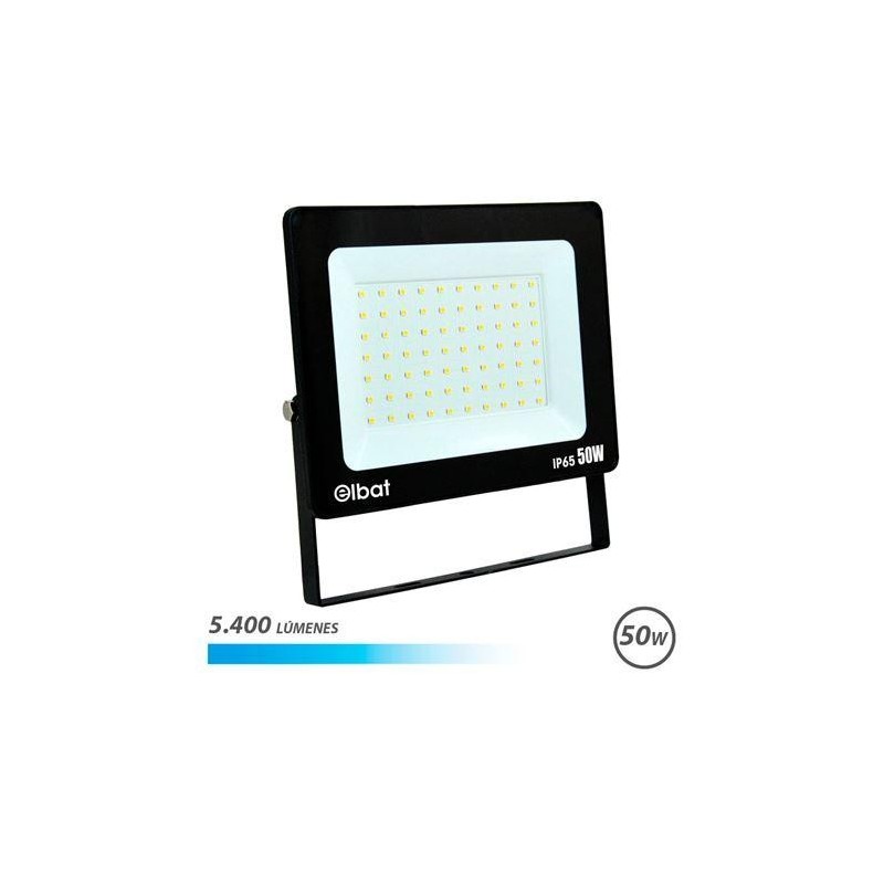 Faretto LED Elbat 50W - Potenza: 50W - Lumen: 5400 - 6.500K Luce Fred