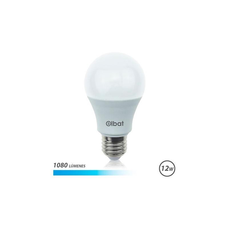 Lampadina LED Elbat - Potenza 12W - Lumen 1080 - Tipo Luce 6500K Luce