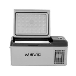 Muvip Nevera Portatil de Compresor 15L - Luz LED - Proteccion Bateria