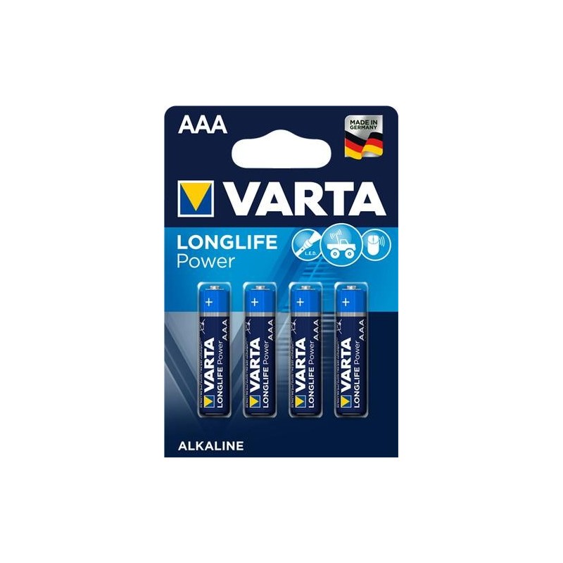 Varta Longlife Power AAA Batteria monouso Mini Stilo AAA Alcalino