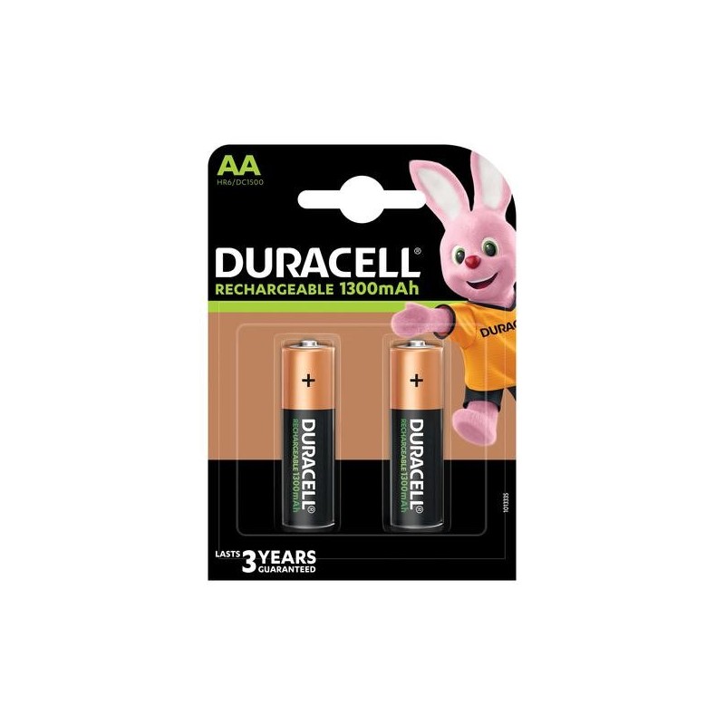 Duracell Ricaricabili Plus Stilo AA B2 2pz