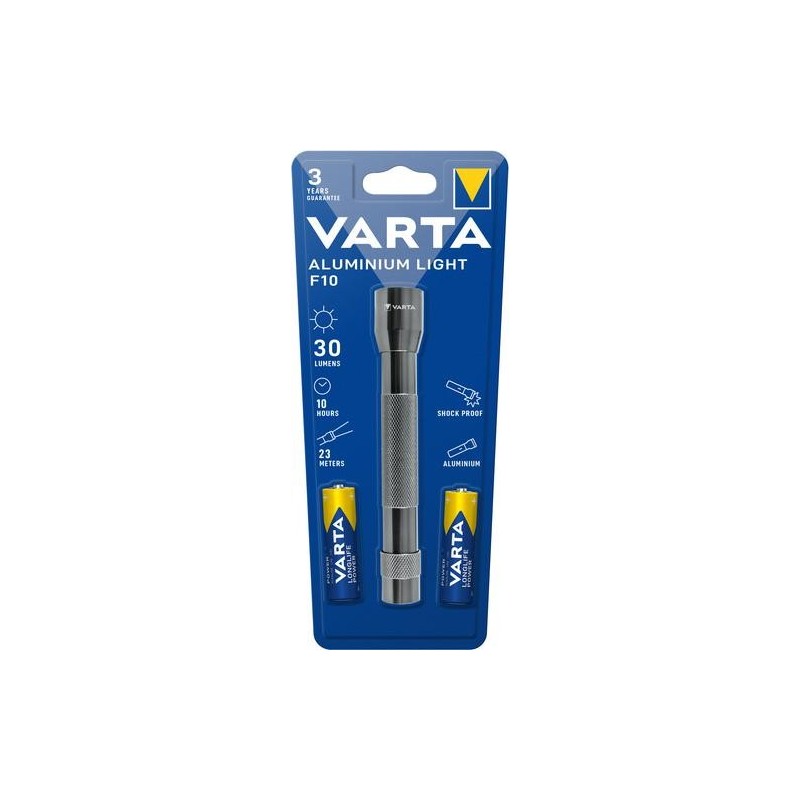 Varta Aluminium Light F10 2AA with Batt.