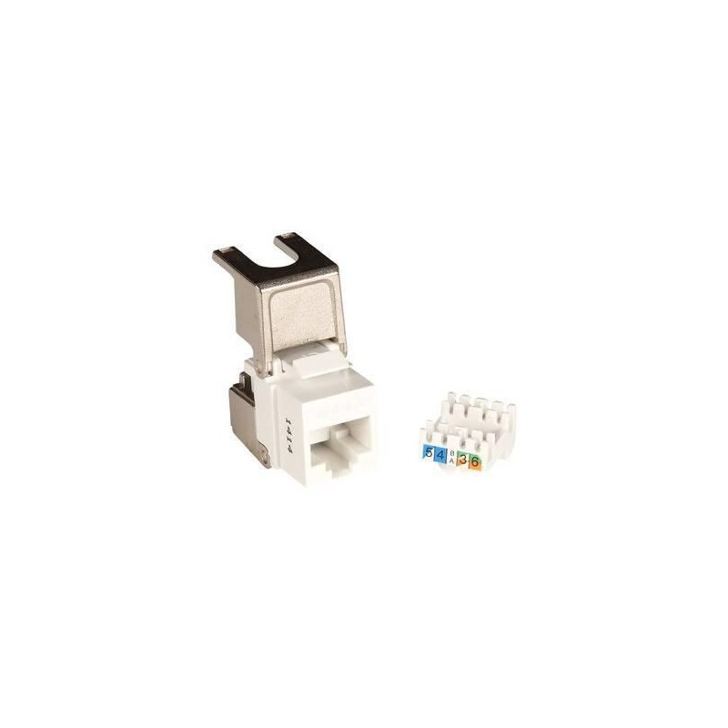 PRO Cat6a Unshielded flip - jack keystone - Warranty 300M