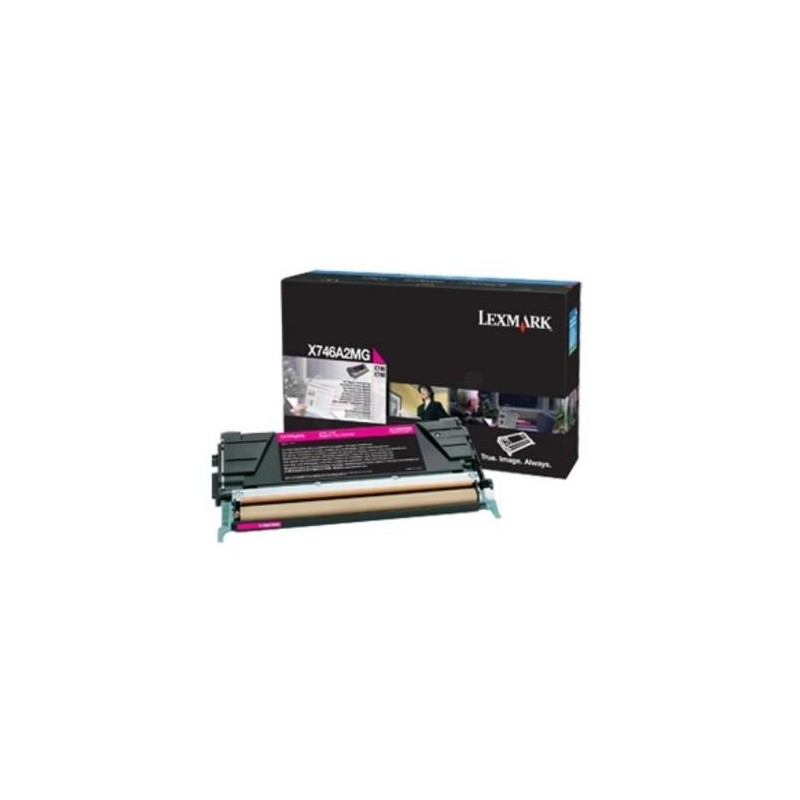 Lexmark X746A3 M cartuccia toner 1 pz Originale Magenta