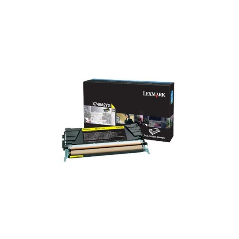 Lexmark X746A3 Y cartuccia toner 1 pz Originale Giallo